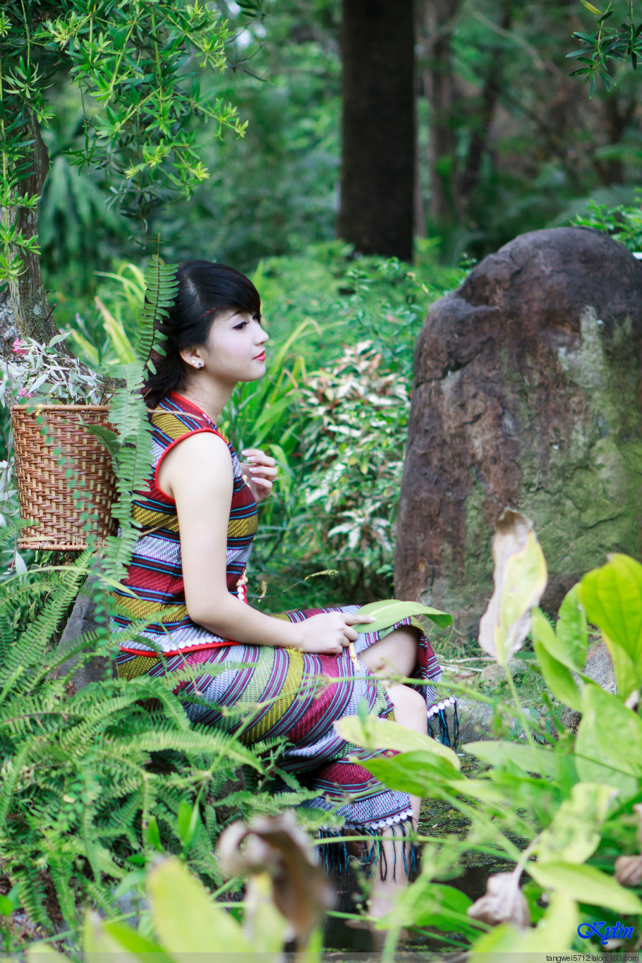 人像摄影异域风情越南山妹