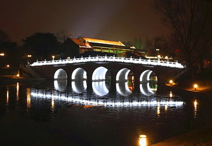 钓鱼台国宾馆夜景图片