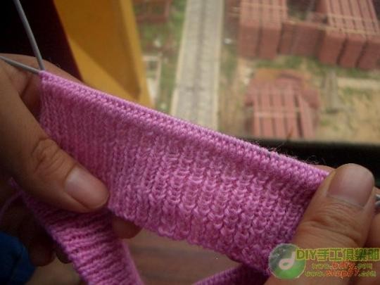 毛衣编织技巧双边领的织法