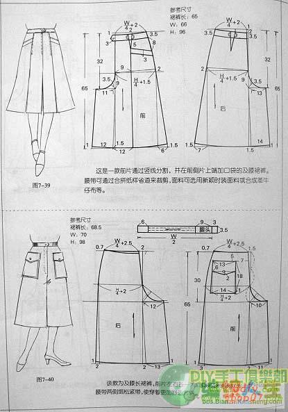 太阳裙裤的裁剪方法图片