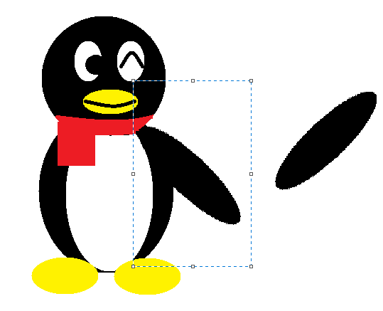 windows10自带画图软件实例教程十一画qq企鹅