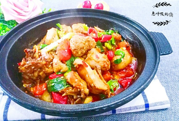 干锅番茄鸡的家常做法
