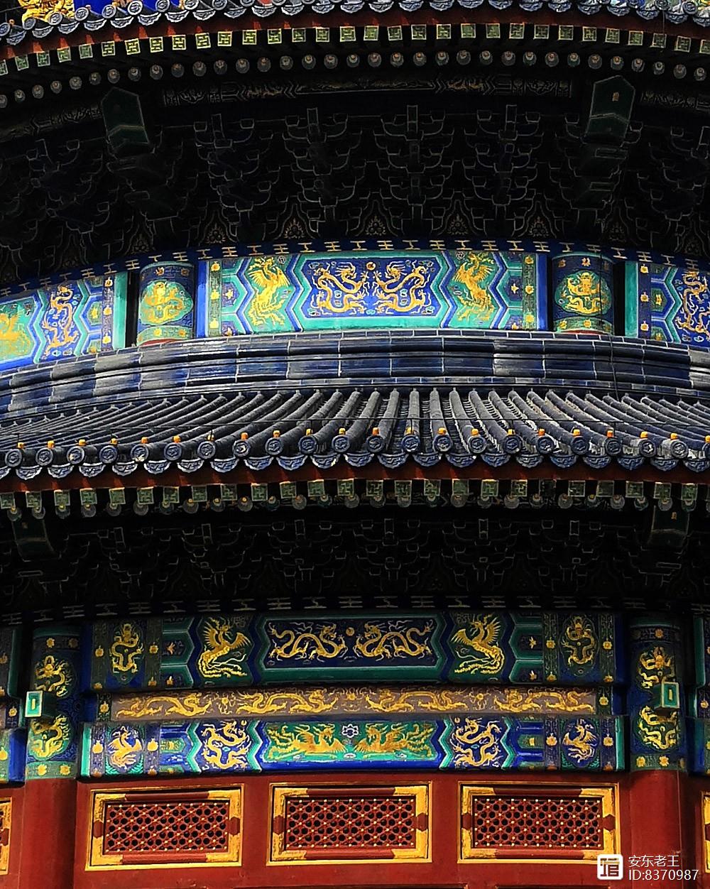 原中秋忆天坛回望祈年殿