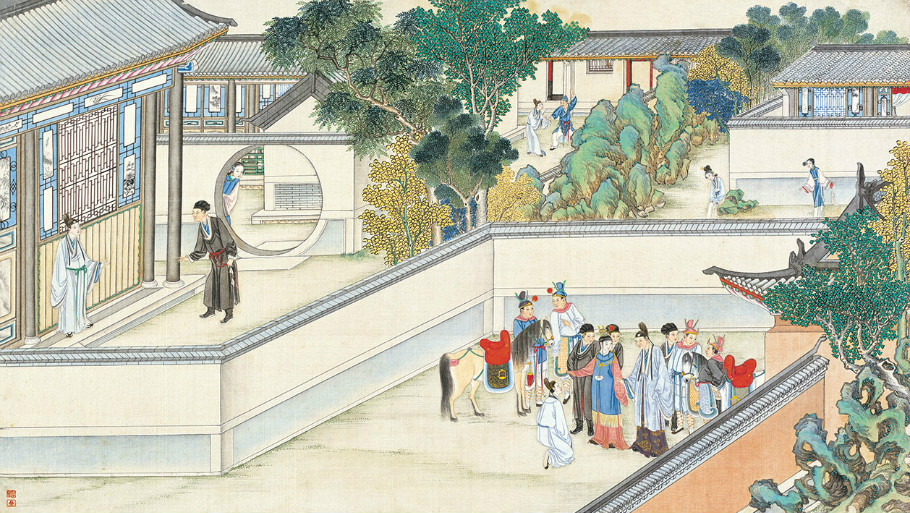 魇魔法叔嫂逢五鬼,通灵玉蒙蔽遇双真75,蜂腰桥设言传心事76,潇湘馆