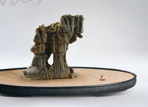 灵璧石之滴水莲花石