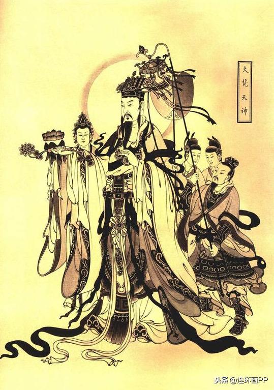 二十四诸天之帝释天尊二十四诸天之诃利帝喃天尊二十四诸天之多闻天王