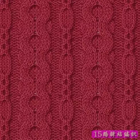 浮雕感很强的一批清晰的棒针绞花麻花花样图解棒针编织图解