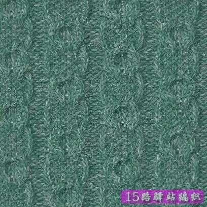 浮雕感很强的一批清晰的棒针绞花麻花花样图解棒针编织图解