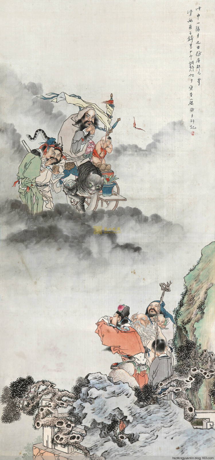 钱慧安人物画作品欣赏(上)