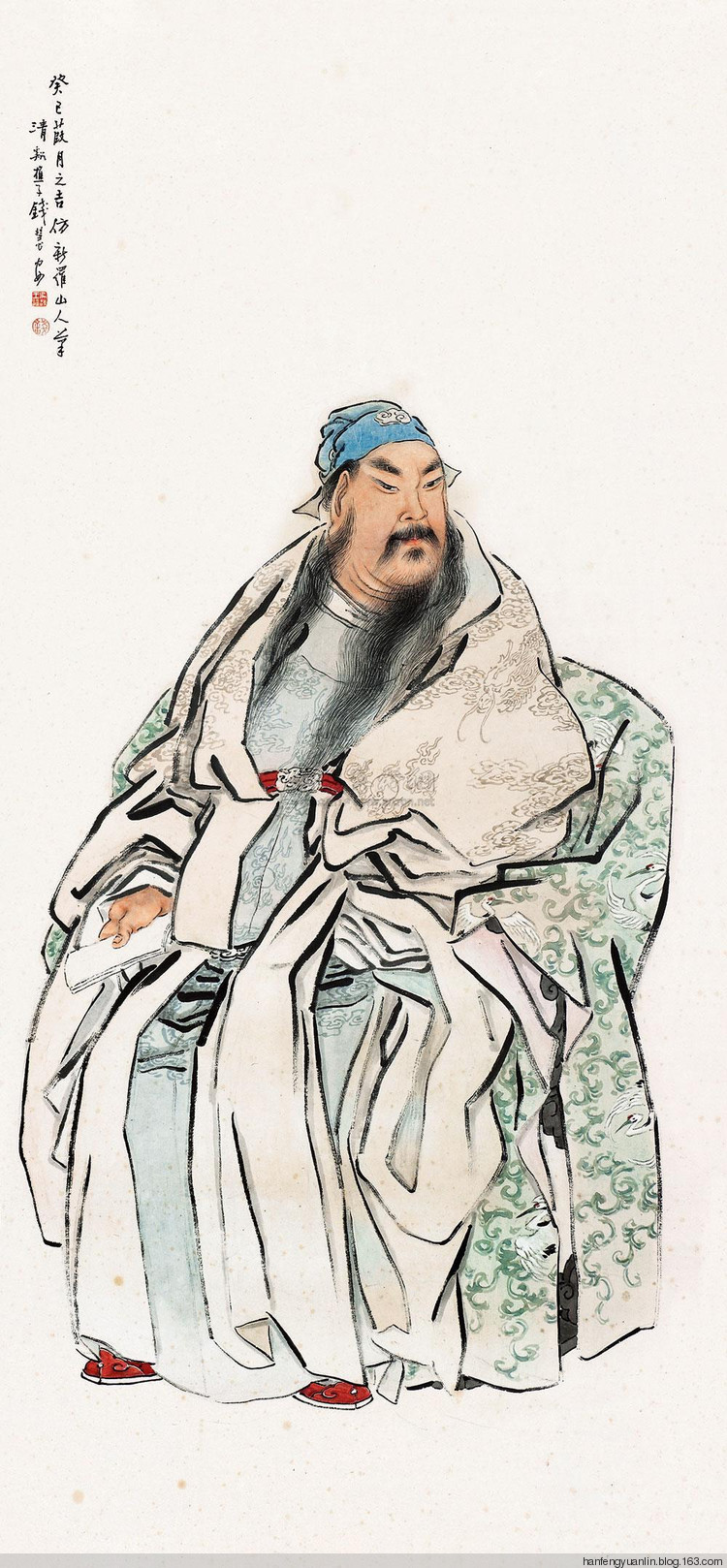 钱慧安人物画作品欣赏上