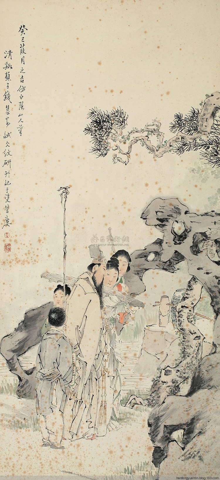 钱慧安人物画作品欣赏(上)