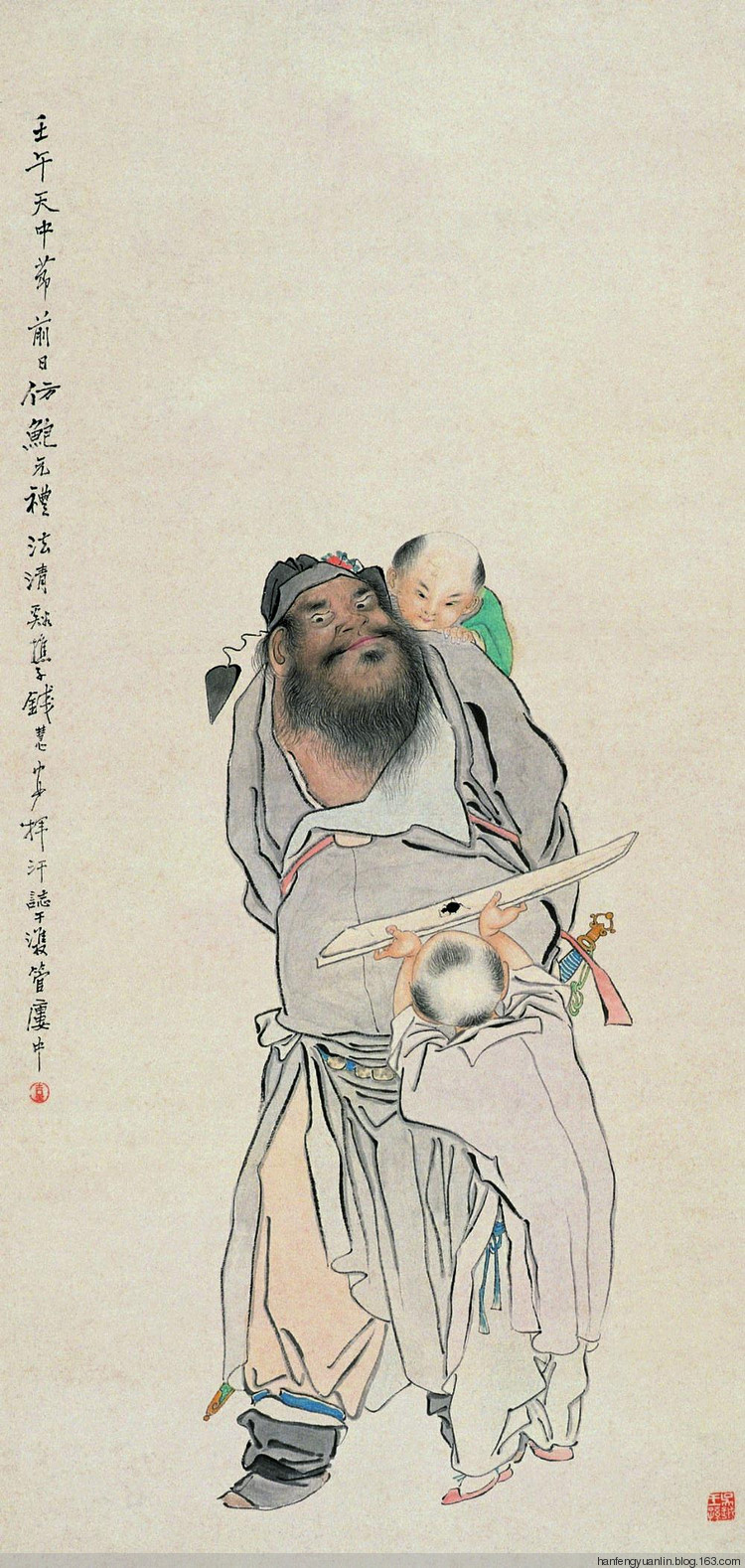 钱慧安人物画作品欣赏(上)