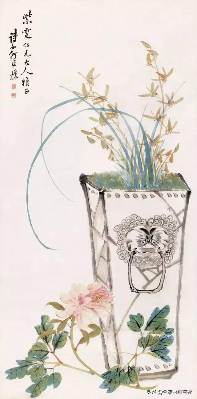 既意味深长,又趣味十足,像清代的金农就画过一幅清供图,一个瓦盆,几株