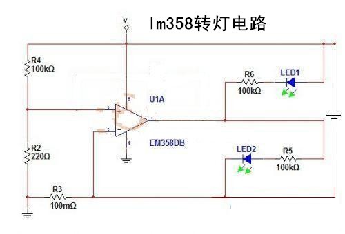 lm358单电源放大电路图图片