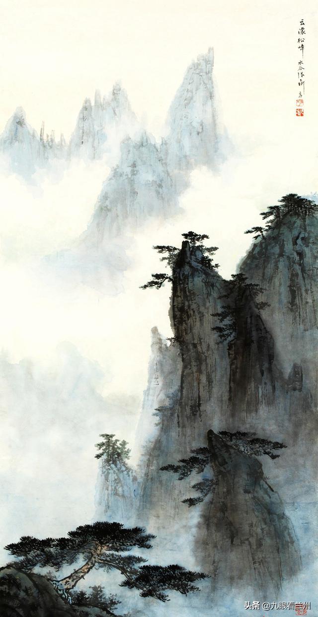 张大昕山水画作品是心灵笔墨艺术的自由