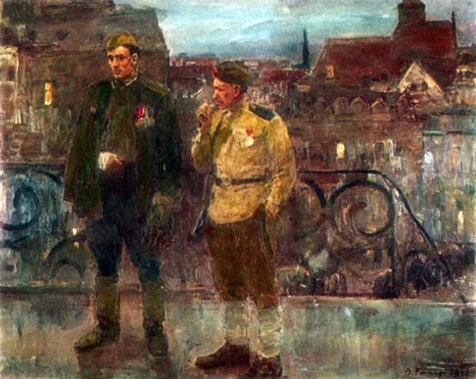 艺术欣赏苏联二战油画欣赏下