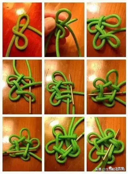 传统中国结简单编法经典编绳附图解教程
