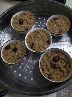 蒸甜米山东曹县特色蒸碗