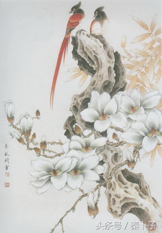 秦卜子自爱临风皎皎真仙子鹤翅初披烟雨画楼西