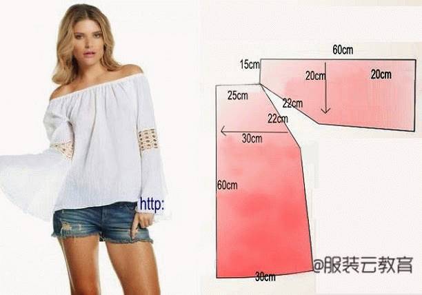 服装裁剪 | 一字领,抹胸,连体裤一大波裁剪图来袭!不会打板都能搞定