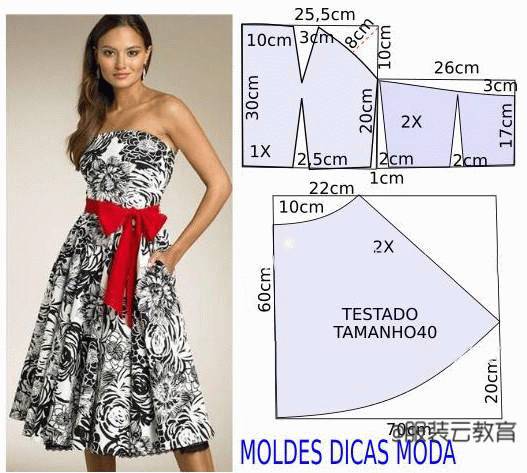 服装裁剪 | 一字领,抹胸,连体裤一大波裁剪图来袭!不会打板都能搞定