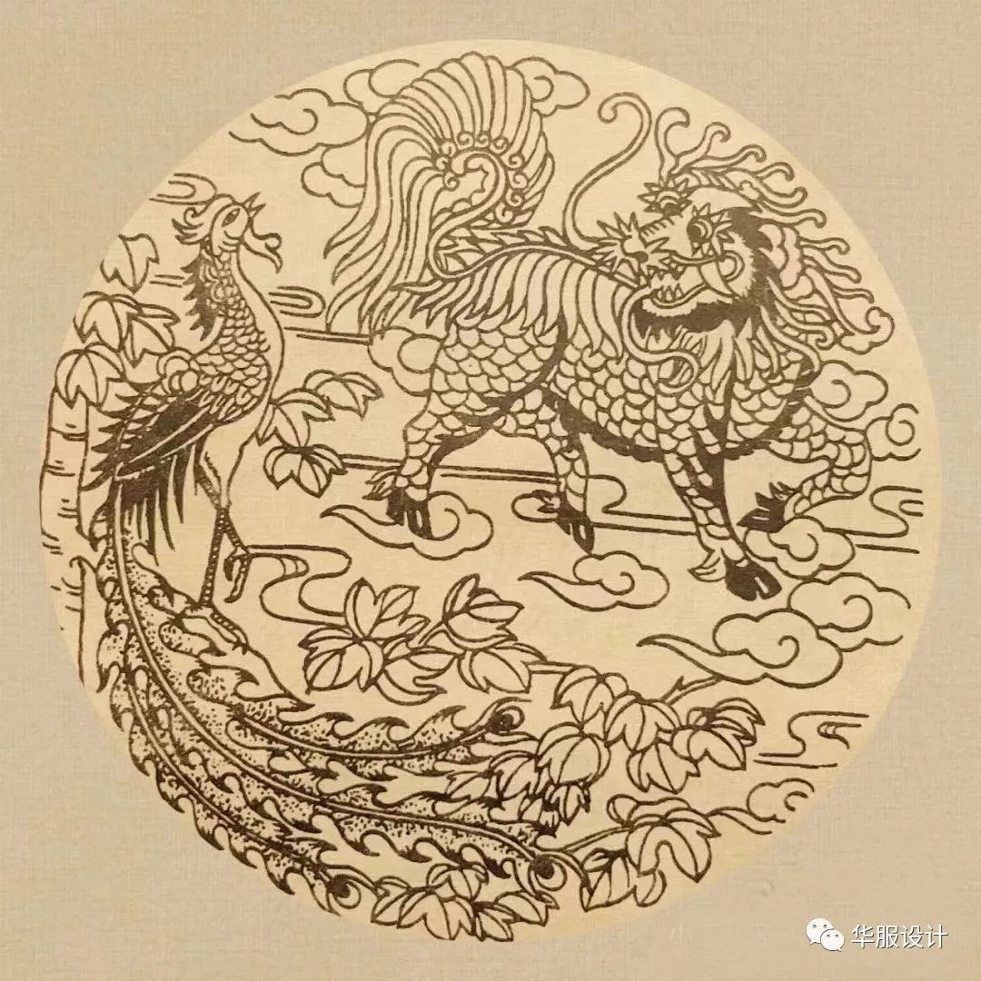 中国传统吉祥纹样图案线稿素材