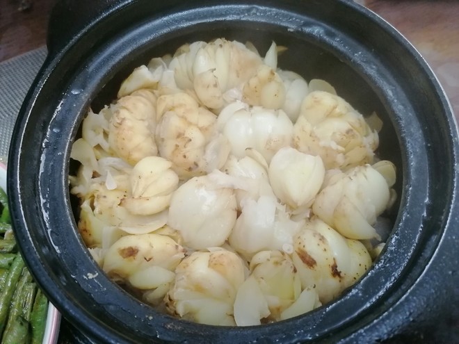 砂锅蒜香百合图片