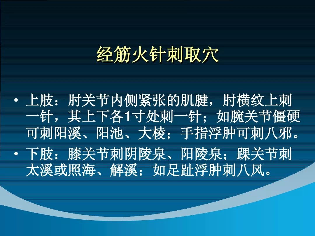 中风痉挛性偏瘫的针灸治疗 - 好网角收藏夹