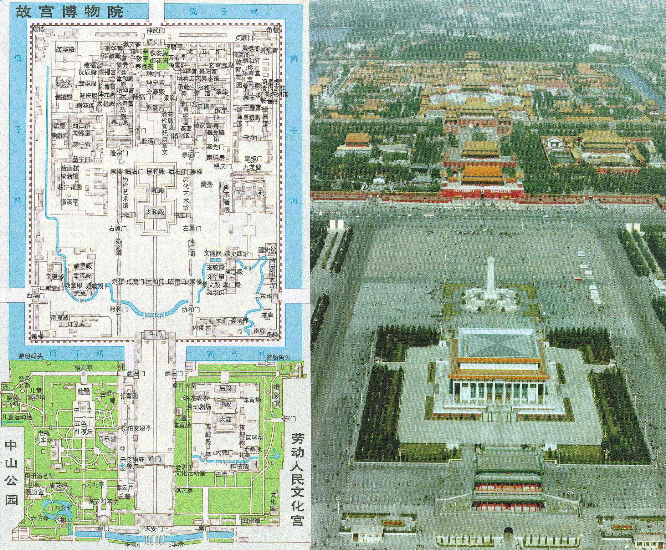 无聊时整理的故宫地图及其各个宫殿的用途