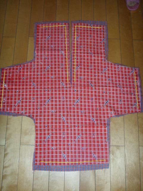 [实例教程]做女儿棉袄的过程_服装设计与裁剪_编织人生论坛