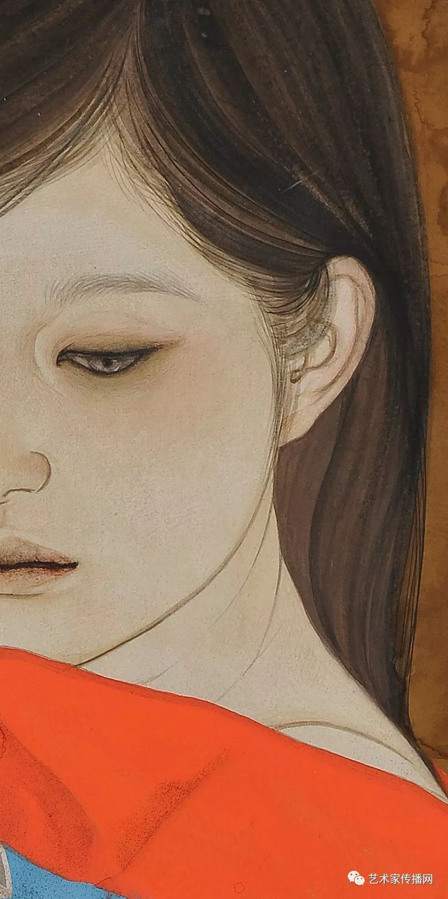 人称日本最美女画家工笔人体画绝了