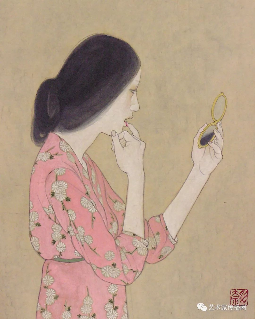 日本画家工笔图片