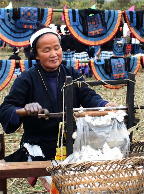 棉花变成布的过程图片图片